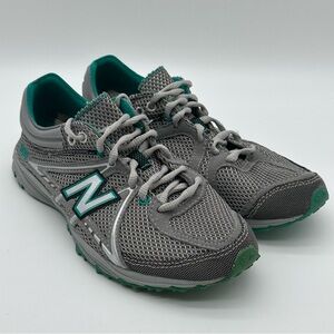 New Balance 100 Gray and Teal Minimalist Trail Running Shoes